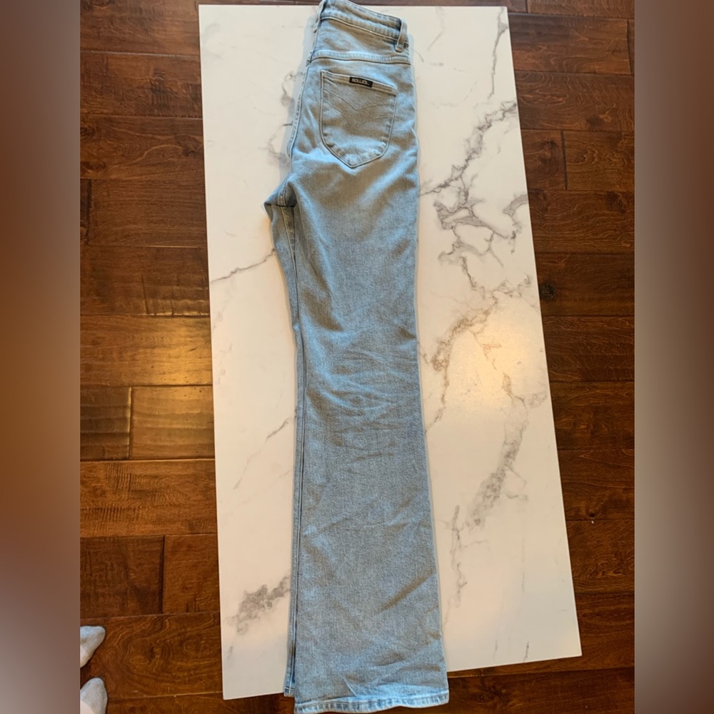 ROLLA'S High Rise Light Blue Jeans - Picture 4 of 4